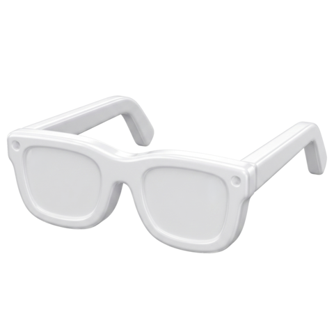 3D illustration of camera-equipped smart glasses with hidden recording capability